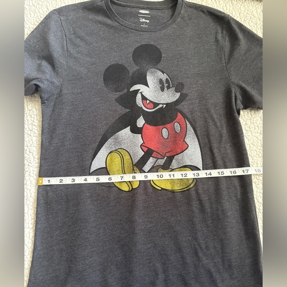 Old Navy Dark Gray Mickey Mouse Tee - Picture 8 of 8